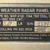 WXP 4120 CONTROL WEATHER RADAR PANEL