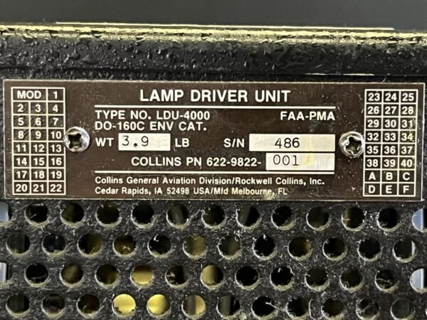 LDU 4000 LAMP DRIVER UNIT