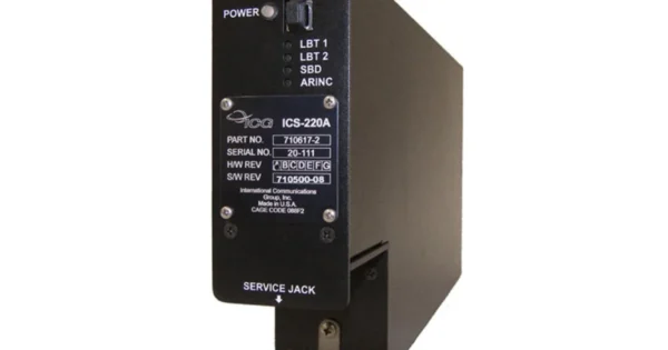 ICS 220A IRIDIUM COMMUNICATION SYSTEM