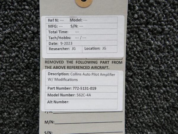 562C 4A FLIGHT COMPUTER AMPLIFIER