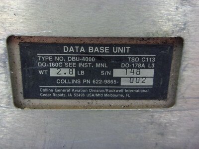 DBU 4000 DATA BASE UNIT