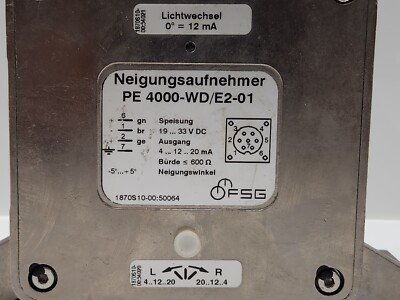 INC 4000 INCLINOMETER